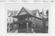 215-217 N BROOKS ST, a Queen Anne house, built in Madison, Wisconsin in 1931.