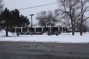 3518 Lakeshore Road, a New Formalism large office building, built in Sheboygan, Wisconsin in 1973.
