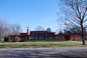 312 S 3RD ST, a Usonian church, built in Evansville, Wisconsin in 1958.