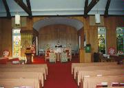 CNR OF W GENEVA AND S WISCONSIN, a Queen Anne church, built in Elkhorn, Wisconsin in 1883.