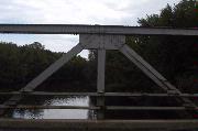 COUNTY HIGHWAY S OVER THE WOLF RIVER, a NA (unknown or not a building) pony truss bridge, built in Ellington, Wisconsin in 1949.