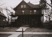 409 OAK ST, a Queen Anne house, built in Stoughton, Wisconsin in 1906.