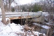 North Street over Mill Race, a NA (unknown or not a building) steel beam or plate girder bridge, built in Whitewater, Wisconsin in 1890.