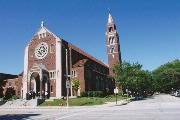 2214 E CAPITOL DR, a Romanesque Revival church, built in Shorewood, Wisconsin in 1936.