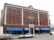201 Doty St, a Colonial Revival/Georgian Revival automobile showroom, built in Green Bay, Wisconsin in 1927.