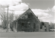 STATE HIGHWAY 48, a Front Gabled town hall, built in Grantsburg, Wisconsin in 1896.