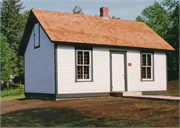 OAK ST, 410  (ORIGINALLY BESIDE COURTHOUSE ON BROADWAY), a Side Gabled jail/correctional center/prison, built in Grantsburg, Wisconsin in 1870.