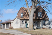 837 BEETOWN RD, a Dutch Colonial Revival house, built in Lancaster, Wisconsin in 1910.