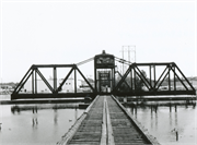 Abandoned Soo Line over the Fox River, a NA (unknown or not a building) moveable bridge, built in Oshkosh, Wisconsin in 1904.
