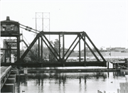 Abandoned Soo Line over the Fox River, a NA (unknown or not a building) moveable bridge, built in Oshkosh, Wisconsin in 1904.