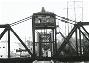 Abandoned Soo Line over the Fox River, a NA (unknown or not a building) moveable bridge, built in Oshkosh, Wisconsin in 1904.