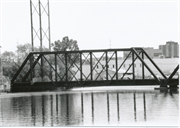 Abandoned Soo Line over the Fox River, a NA (unknown or not a building) moveable bridge, built in Oshkosh, Wisconsin in 1904.
