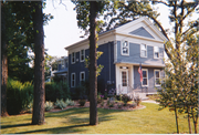 715-715A W 4TH AVE, a Greek Revival house, built in Oshkosh, Wisconsin in 1857.
