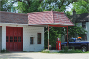 2049 STATE HIGHWAY 175, a Commercial Vernacular gas station/service station, built in Richfield, Wisconsin in 1935.