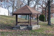 ANTES DR, a Rustic Style gazebo/pergola, built in Evansville, Wisconsin in 1984.