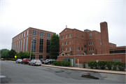 900 ILLINOIS AVE, a Romanesque Revival hospital/medical clinic, built in Stevens Point, Wisconsin in 1927.