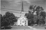 105 S MAIN ST, a Greek Revival church, built in Pardeeville, Wisconsin in 1865.