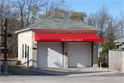 10647 N Bay Shore Dr, a Rustic Style gas station/service station, built in Sister Bay, Wisconsin in 1933.