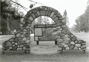 RIVERVIEW PARK (200 BLOCK OF N RAILROAD ST), a Rustic Style decorative object, built in Eagle River, Wisconsin in 1938.
