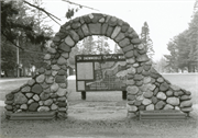 RIVERVIEW PARK (200 BLOCK OF N RAILROAD ST), a Rustic Style object, built in Eagle River, Wisconsin in 1938.