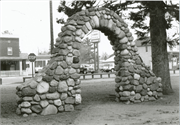 RIVERVIEW PARK (200 BLOCK OF N RAILROAD ST), a Rustic Style decorative object, built in Eagle River, Wisconsin in 1938.