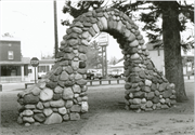 RIVERVIEW PARK (200 BLOCK OF N RAILROAD ST), a Rustic Style object, built in Eagle River, Wisconsin in 1938.