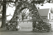 RIVERVIEW PARK (200 BLOCK OF N RAILROAD ST), a Rustic Style decorative object, built in Eagle River, Wisconsin in 1938.