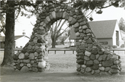 RIVERVIEW PARK (200 BLOCK OF N RAILROAD ST), a Rustic Style object, built in Eagle River, Wisconsin in 1938.