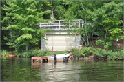 LAUREL LAKE, a Astylistic Utilitarian Building boat house, built in Three Lakes, Wisconsin in 1970.