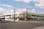 555 N PLANKINTON AVE, a Art/Streamline Moderne parking structure, built in Milwaukee, Wisconsin in 1946.