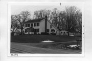 7168 US 12, a Colonial Revival/Georgian Revival house, built in Roxbury, Wisconsin in .