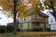 216 S KANE ST, a Queen Anne house, built in Burlington, Wisconsin in 1907.