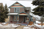 156 W STATE ST 156 W STATE ST, a Queen Anne house, built in Burlington, Wisconsin in 1880.