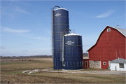 N5532 HILLSIDE DR, a Astylistic Utilitarian Building silo, built in Concord, Wisconsin in .