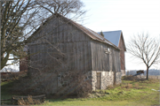 W415 CTH W, a Astylistic Utilitarian Building barn, built in Ixonia, Wisconsin in 1860.