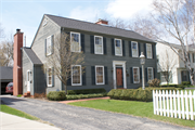 4113 N Lake Dr, a Colonial Revival/Georgian Revival house, built in Shorewood, Wisconsin in 1963.