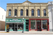512-516 OAK ST, a Italianate large retail building, built in Baraboo, Wisconsin in 1879.