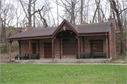 3565D N MORRIS BLVD (AKA HUBBARD PARK), a Rustic Style park shelter/building, built in Milwaukee, Wisconsin in 1937.