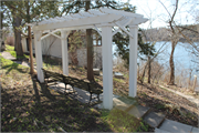 W5453 Lake View Dr, a NA (unknown or not a building) gazebo/pergola, built in Sugar Creek, Wisconsin in 2011.