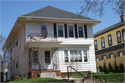 4116-4118 N Stowell Ave, a Two Story Cube duplex/two-flat, built in Shorewood, Wisconsin in 1923.