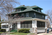 91 E 3RD ST, a American Foursquare house, built in Fond du Lac, Wisconsin in 1908.