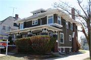 120 E 4TH ST, a American Foursquare house, built in Fond du Lac, Wisconsin in 1910.