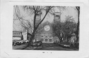 1128 ST JAMES COURT, a Romanesque Revival house of worship, built in Madison, Wisconsin in 1923.