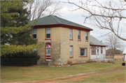 W1320 STATE HIGHWAY 106, a Two Story Cube house, built in Palmyra, Wisconsin in 1898.