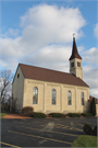 W856 US HIGHWAY 18, a Romanesque Revival church, built in Sullivan, Wisconsin in 1871.