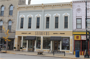 402-404 MAIN ST 402-404 MAIN ST, a Commercial Vernacular large retail building, built in Racine, Wisconsin in 1878.
