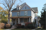 1841 College Ave, a Queen Anne house, built in Racine, Wisconsin in 1897.