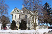 355 E JAMES ST, a Queen Anne house, built in Columbus, Wisconsin in 1901.