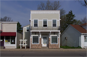 731 WATER ST, a Boomtown retail building, built in Sauk City, Wisconsin in 1866.