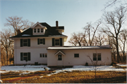 2990 CAVE OF THE MOUNDS RD, a American Foursquare house, built in Blue Mounds, Wisconsin in 1903.